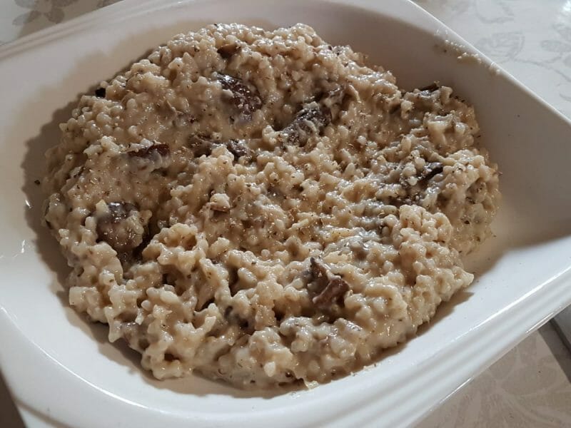 Cliquez pour zoomer ! Risotto poulet et champignons Thermomix par spongerod