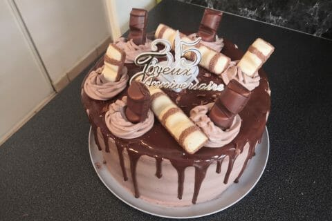 Cliquez pour zoomer ! Layer cake Kinder Bueno Thermomix par julija