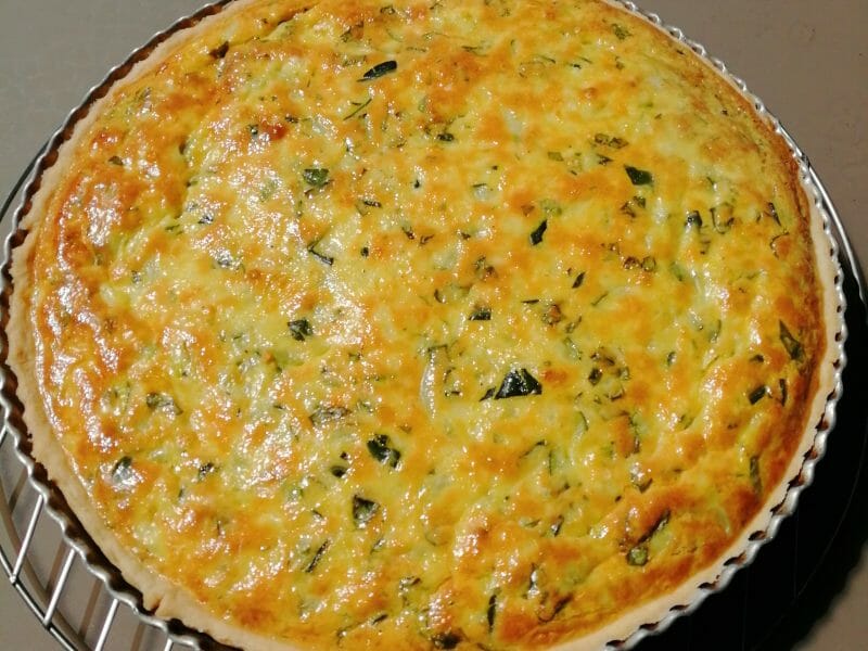 Cliquez pour zoomer ! Quiche saumon et courgettes Thermomix par 🥐 Jacques27 🌝