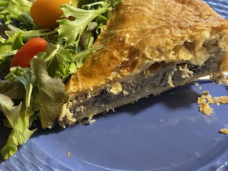 Cliquez pour zoomer ! Tourte au poulet et aux champignons Thermomix par đ„ Jacques27 đ