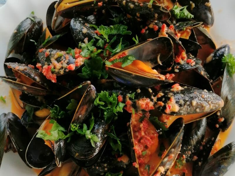 Cliquez pour zoomer ! Moules sauce chorizo Thermomix par 🥐 Jacques27 🌝