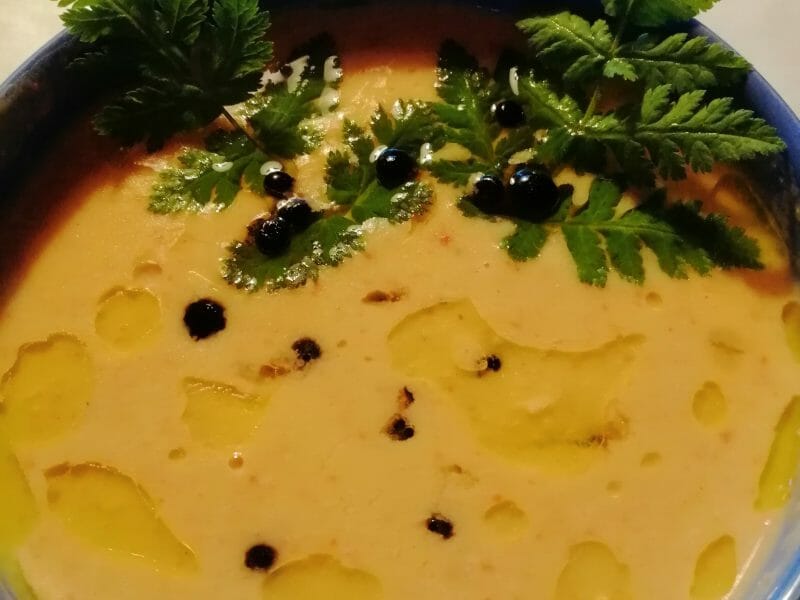 Cliquez pour zoomer ! Velouté de haricots blancs et chorizo Thermomix par 🥐 Jacques27 🌝