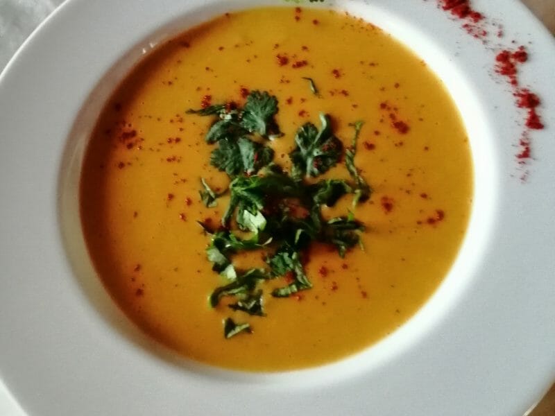 Cliquez pour zoomer ! Mouliné de lentilles corail à l’indienne Thermomix par 🥐 Jacques27 🌝