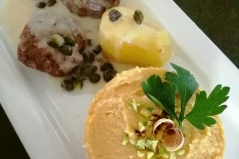 Cliquez pour zoomer ! Boulettes de viande sauce aux câpres au Thermomix
