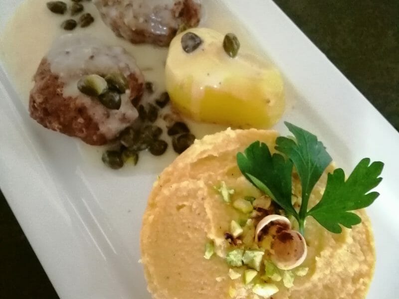 Cliquez pour zoomer ! Boulettes de viande sauce aux câpres Thermomix par 🥐 Jacques27 🌝