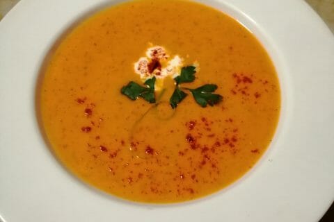 Cliquez pour zoomer ! Velouté de poivrons au Thermomix