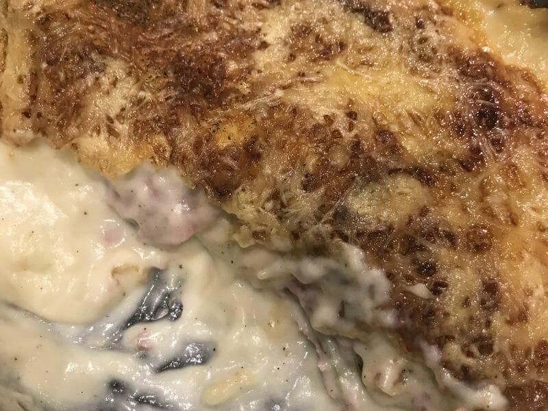 Cliquez pour zoomer ! Gratin de poireau au jambon Thermomix par cyn29