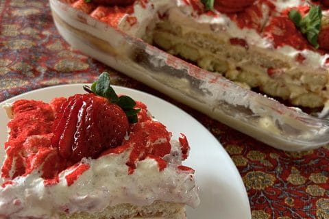 Cliquez pour zoomer ! Tiramisu aux framboises Thermomix par andrea10