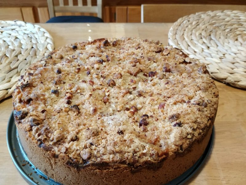 Cliquez pour zoomer ! Tarte aux pommes façon crumble Thermomix par nobela