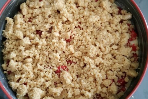 Cliquez pour zoomer ! Crumb cake framboises Thermomix par nobela