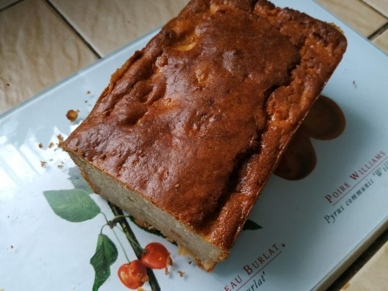 Cliquez pour zoomer ! Cake pommes yaourt Thermomix par nobela