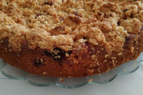 Cliquez pour zoomer ! Crumb cake framboises Thermomix par nobela