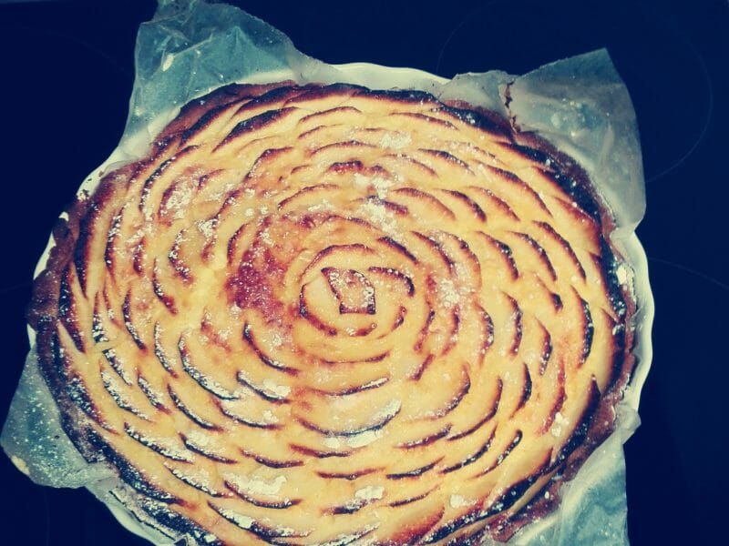 Cliquez pour zoomer ! Tarte normande aux pommes Thermomix par mag2202