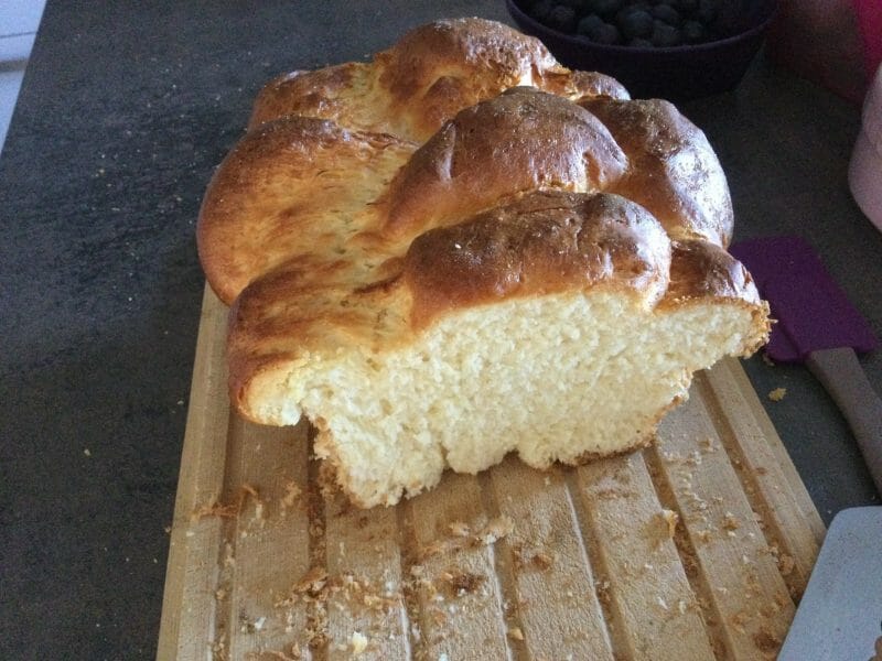 Cliquez pour zoomer ! Brioche tressée à la mie filante Thermomix par Loreleo