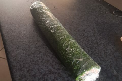 Cliquez pour zoomer ! Roulé aux épinards, saumon et Boursin au Thermomix