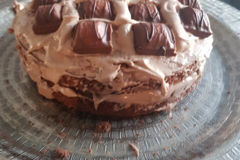 Cliquez pour zoomer ! Layer cake Kinder Bueno au Thermomix