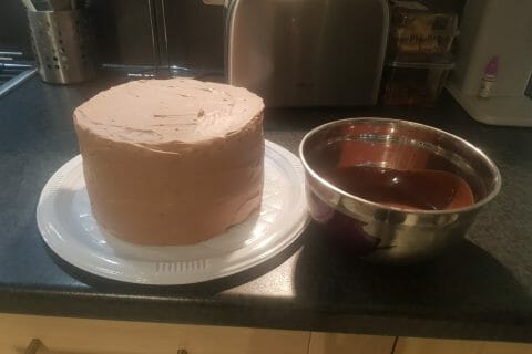Cliquez pour zoomer ! Layer cake Kinder Bueno au Thermomix