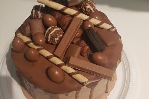 Cliquez pour zoomer ! Layer cake Kinder Bueno au Thermomix