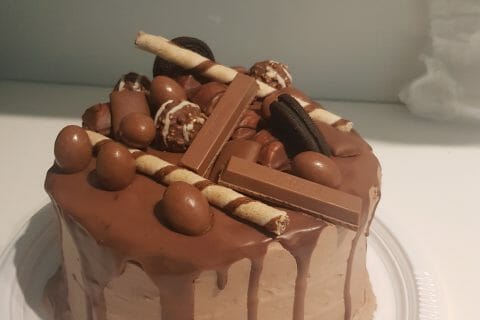 Cliquez pour zoomer ! Layer cake Kinder Bueno au Thermomix