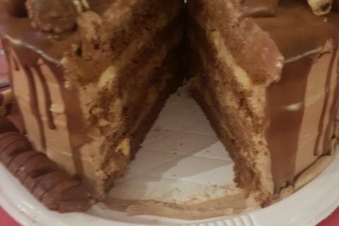 Cliquez pour zoomer ! Layer cake Kinder Bueno au Thermomix