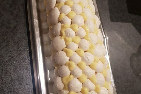 Cliquez pour zoomer ! Bûche au citron meringuée au Thermomix