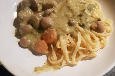 Cliquez pour zoomer ! Filet mignon façon blanquette au Thermomix
