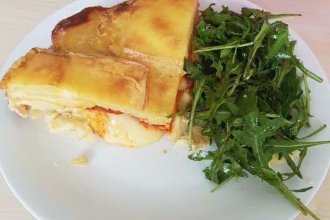 Cliquez pour zoomer ! Gâteau invisible raclette au Thermomix