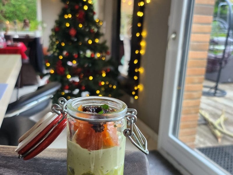 Cliquez pour zoomer ! Verrines saumon avocat Thermomix par chachz