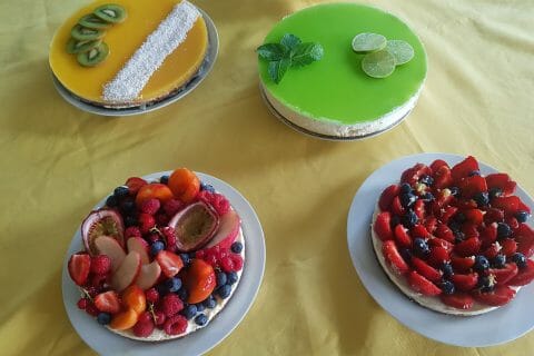 Cliquez pour zoomer ! Tarte aux fraises sans cuisson Thermomix par chachz