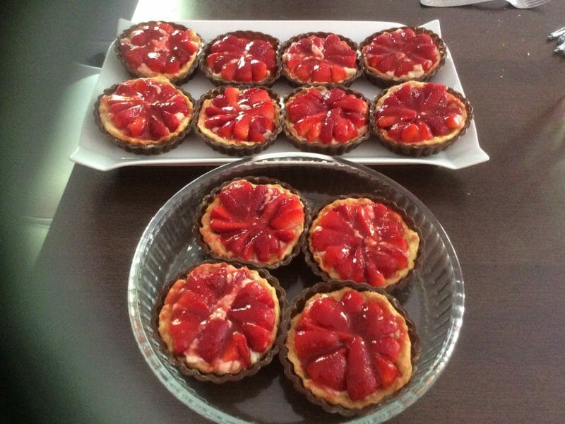 Cliquez pour zoomer ! Tarte aux fraises Thermomix par Nadidou