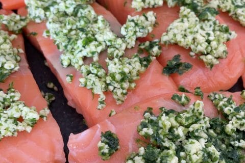 Cliquez pour zoomer ! Parmentier de saumon aux épinards Thermomix par hysami