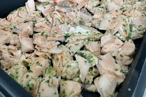 Cliquez pour zoomer ! Parmentier de saumon aux épinards Thermomix par hysami