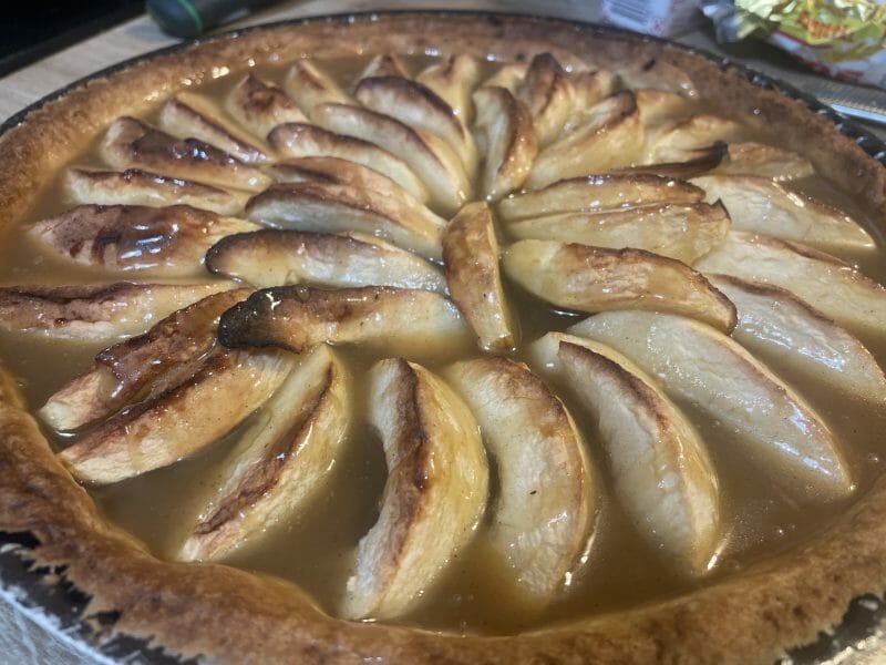 Cliquez pour zoomer ! Tarte pom’pote et caramel beurre salé Thermomix par hysami