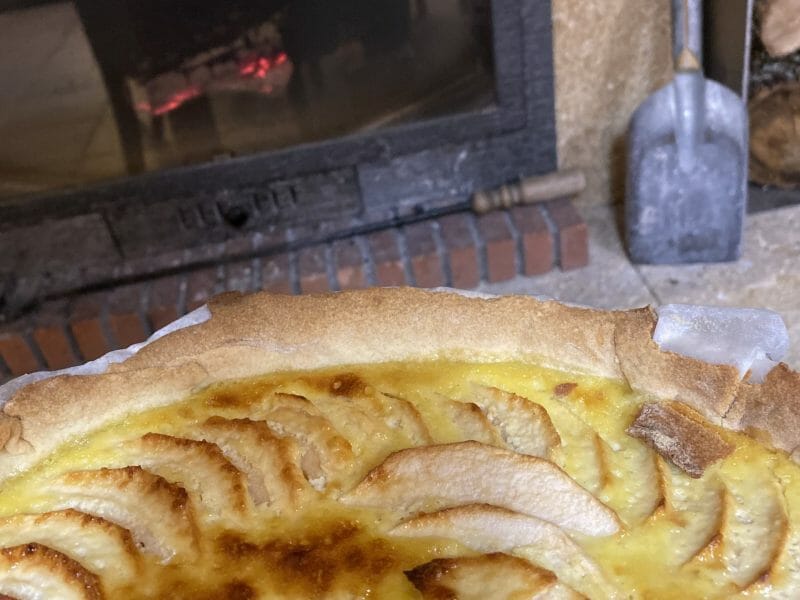 Cliquez pour zoomer ! Tarte normande aux pommes Thermomix par titou2308