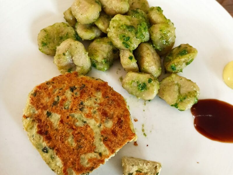 Cliquez pour zoomer ! Escalopes poulet et épinards panées Thermomix par fa3185