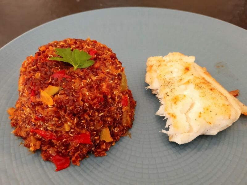 Cliquez pour zoomer ! Quinoa sauce basquaise Thermomix par titie68