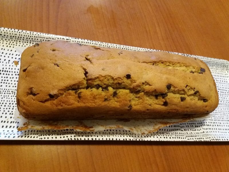 Cliquez pour zoomer ! Cake banane et pépites de chocolat Thermomix par dharma