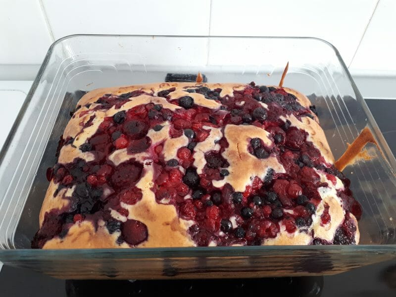 Cliquez pour zoomer ! Bublanina aux fruits rouges Thermomix par celinefrog