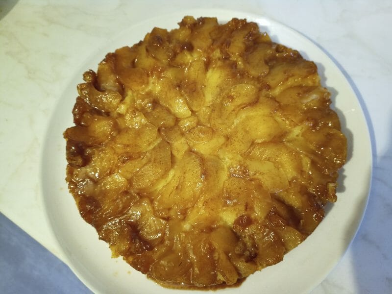 Cliquez pour zoomer ! Gâteau renversé aux pommes caramélisées Thermomix par laetitia56520