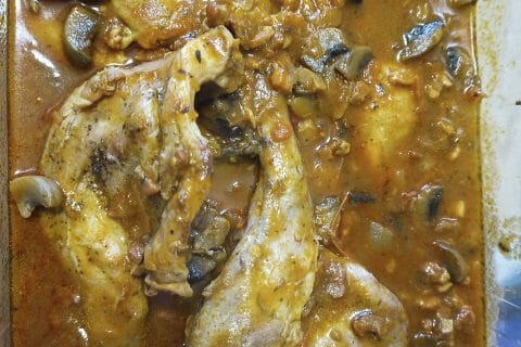 Cliquez pour zoomer ! Lapin sauce chasseur Thermomix par laetitia56520