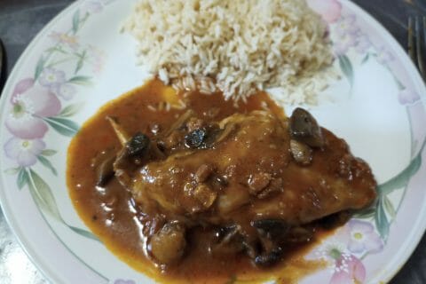 Cliquez pour zoomer ! Lapin sauce chasseur Thermomix par laetitia56520