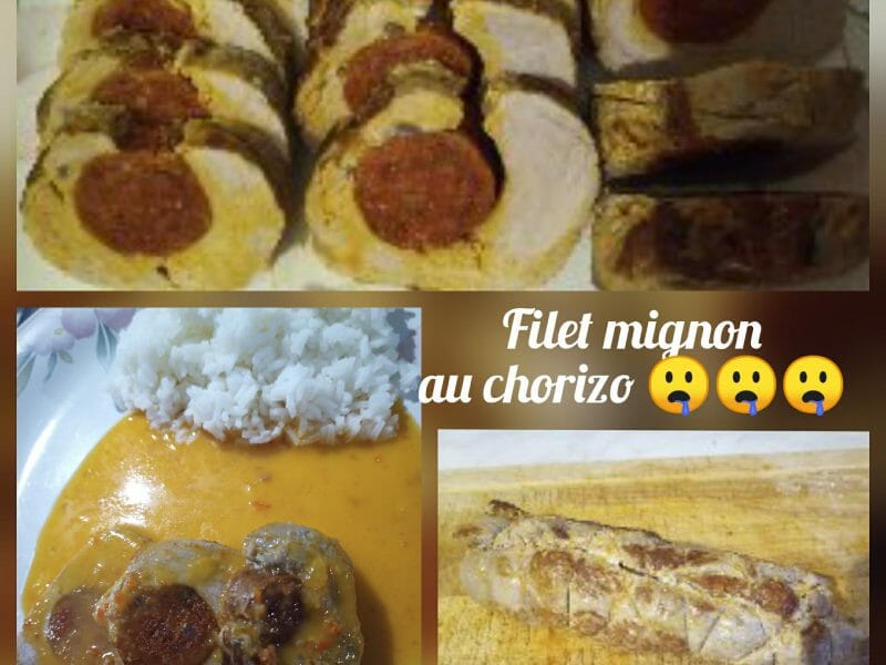 Cliquez pour zoomer ! Filet mignon au chorizo Thermomix par laetitia56520