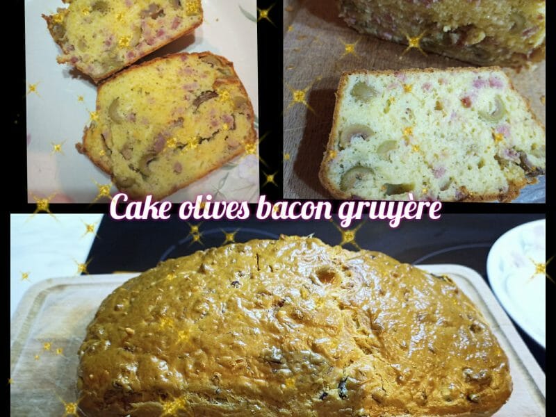 Cliquez pour zoomer ! Cake salé jambon fromage et olives Thermomix par laetitia56520