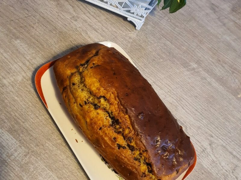 Cliquez pour zoomer ! Plum cake aux pépites de chocolat Thermomix par moncoeur302916