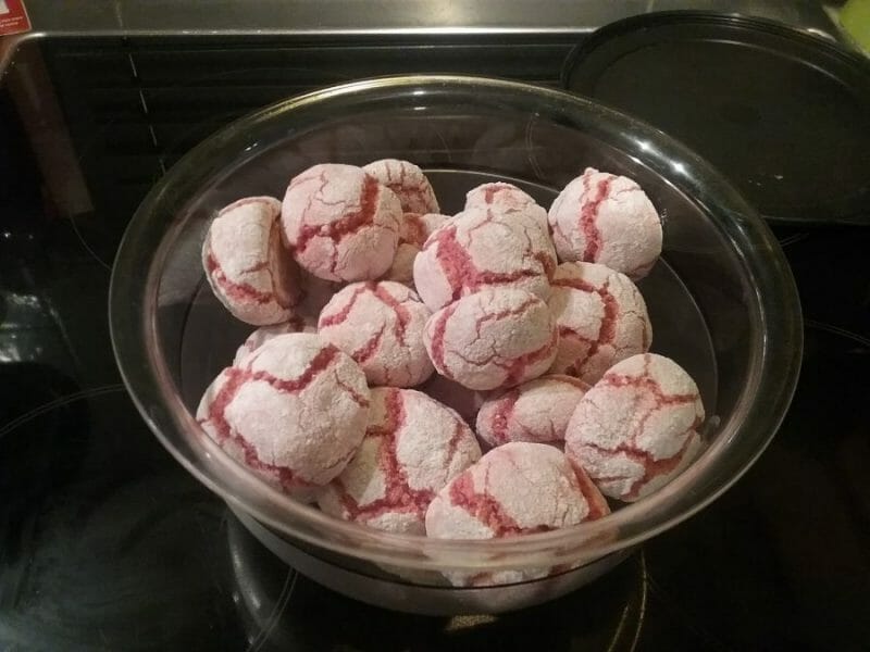 Cliquez pour zoomer ! Craquelés aux biscuits roses de Reims Thermomix par poka91