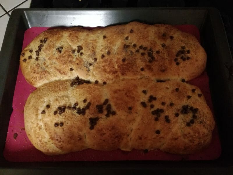 Cliquez pour zoomer ! Brioche tressée à la mie filante Thermomix par audrey97490