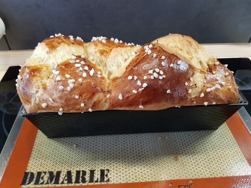 Cliquez pour zoomer ! Brioche tressée à la mie filante Thermomix par jeepy54