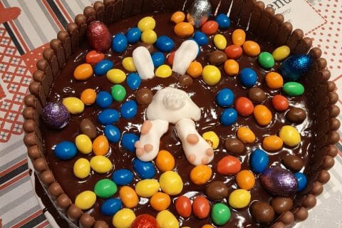 Cliquez pour zoomer ! Gâteau lapin de Pâques Thermomix par syss52
