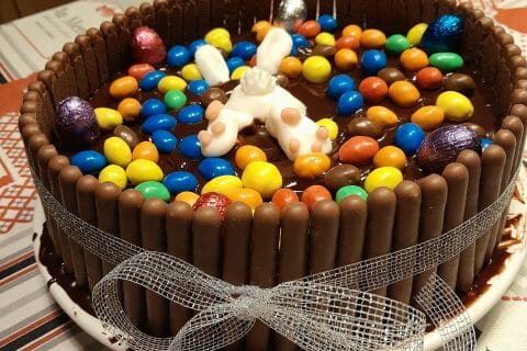 Cliquez pour zoomer ! Gâteau lapin de Pâques Thermomix par syss52