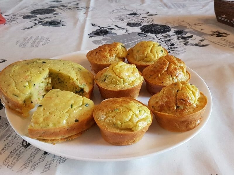Cliquez pour zoomer ! Muffins courgettes et saumon Thermomix par skoazell